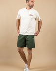 SHORT EN MOLLETON BAYONNE - VERT