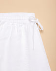 PANTALON EN LIN DEAUVILLE - BLANC