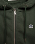 SWEAT A CAPUCHE ZIPPE ARCACHON - VERT