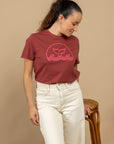 T-SHIRT BONNE ESPERANCE - LOGO BALEINE - BRONZETTE