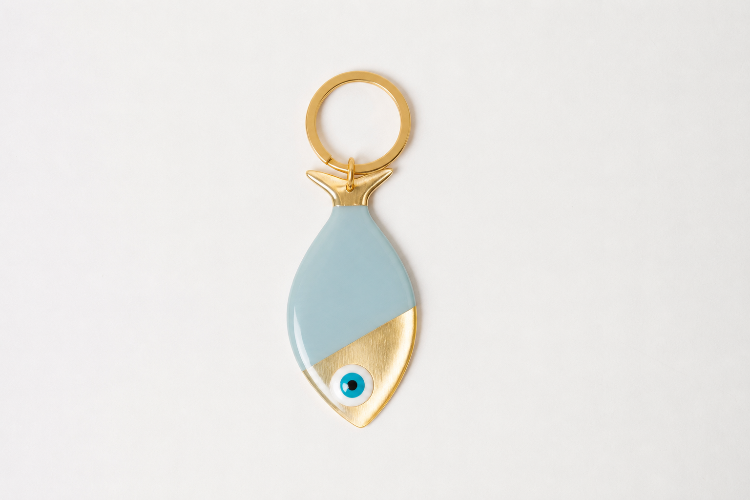 PORTE-CLE POISSON BRONZE - CIEL